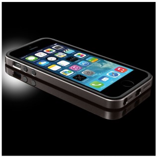 Бампер SPIGEN SGP Neo Hybrid Slim Metal Case для iPhone 5s/5 (Gunmetal)